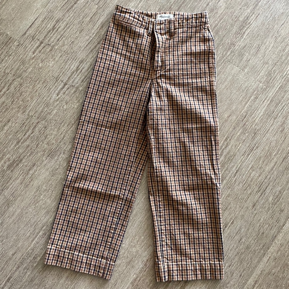 Madewell plaid pants